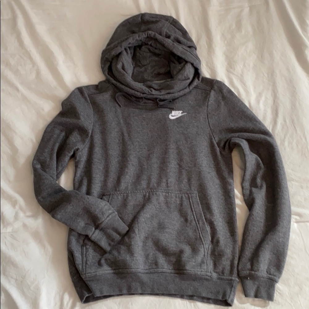 Dark gray Nike hoodie